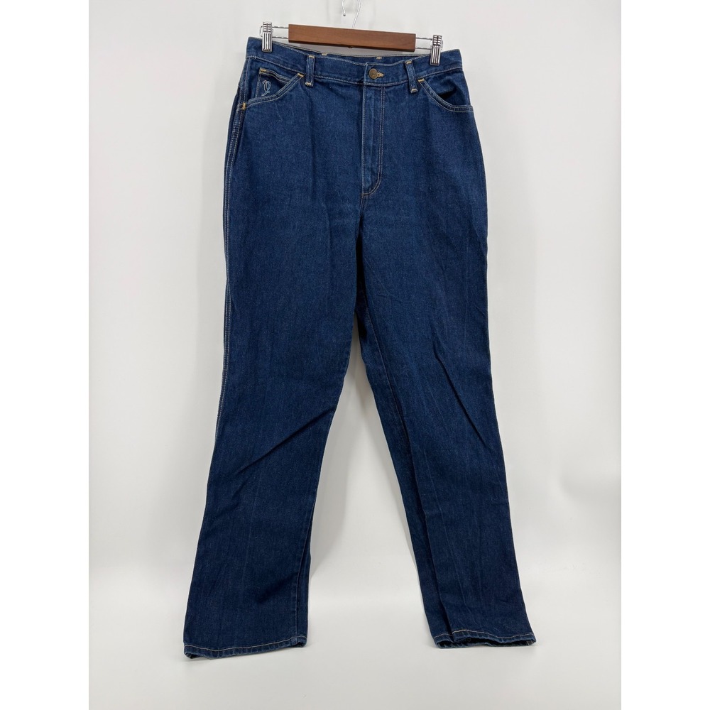 Vintage 80s Wrangler Mom Jeans Womens Blue No-Fault Denim USA‎ Made 16 M7995PW